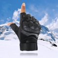 thumbnail image 5 of Guantes tácticos de dedos transpirables para deportes al aire libre neutros azules, 5 of 5