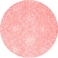 thumbnail image 1 of Ahgly Company Indoor Round Abstract Red Contemporary Area Rugs, 3' Round, 1 of 4