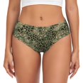 thumbnail image 1 of Balery Green Snake Skin Ropa Interior de Algodón para Mujer con Dibujo – Braguitas Cómodas y Elásticas, Estilo Clásico-3X-Large, 1 of 6