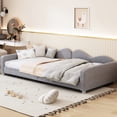 thumbnail image 2 of Upholstered Sherpa Twin Daybed | Relaxing Space, No Foundation Setup, 2 of 6