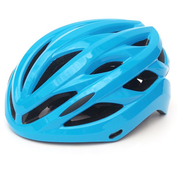 Soidarity Casco de bicicleta de 22 orificios, gorras para deportes al aire libre, absorción de impacto, portátil, ajustable, cascos de Ciclismo Azul METRO