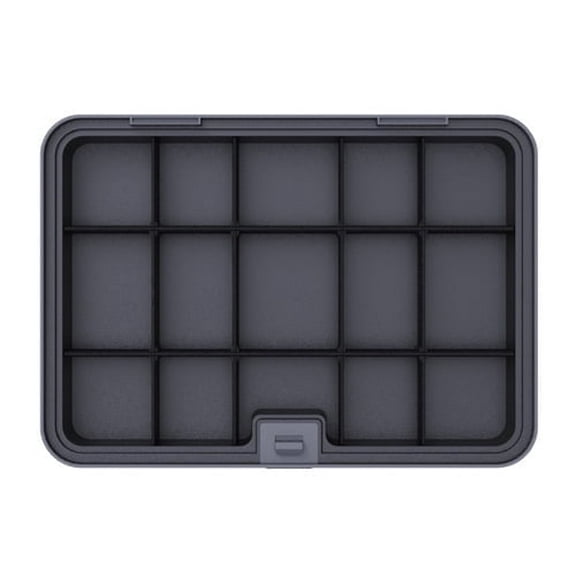 TOPTENG Tool Organizer, Small Parts and Screw Organizer Tool Box with Removable Compartments