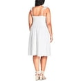 thumbnail image 2 of City Chic Womens Plus Eyelet Sleeveless Casual Dress, 2 of 2