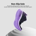thumbnail image 4 of JOYFON Women Running Shoes Tennis Athletic Sneakers Air Cushioned Non Slip Lightweight Walking Shoes BackPurple Size 5.5, 4 of 7