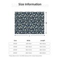 thumbnail image 5 of Yiaed Daisy Floral B Print Blanket Throw Blanket Soft Cozy Flannel Blanket for Home Bed Sofa Couch Chair-60"x50", 5 of 6