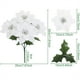 thumbnail image 3 of Ramo de Flores Artificiales para Decoración Navideña Del Hogar | Adorno de Nochebuena Realista | Decoración Navideña | Accesorios para Fotos | Decoración para Oficina/Hogar | Decoración para Bodas/Fi, 3 of 3