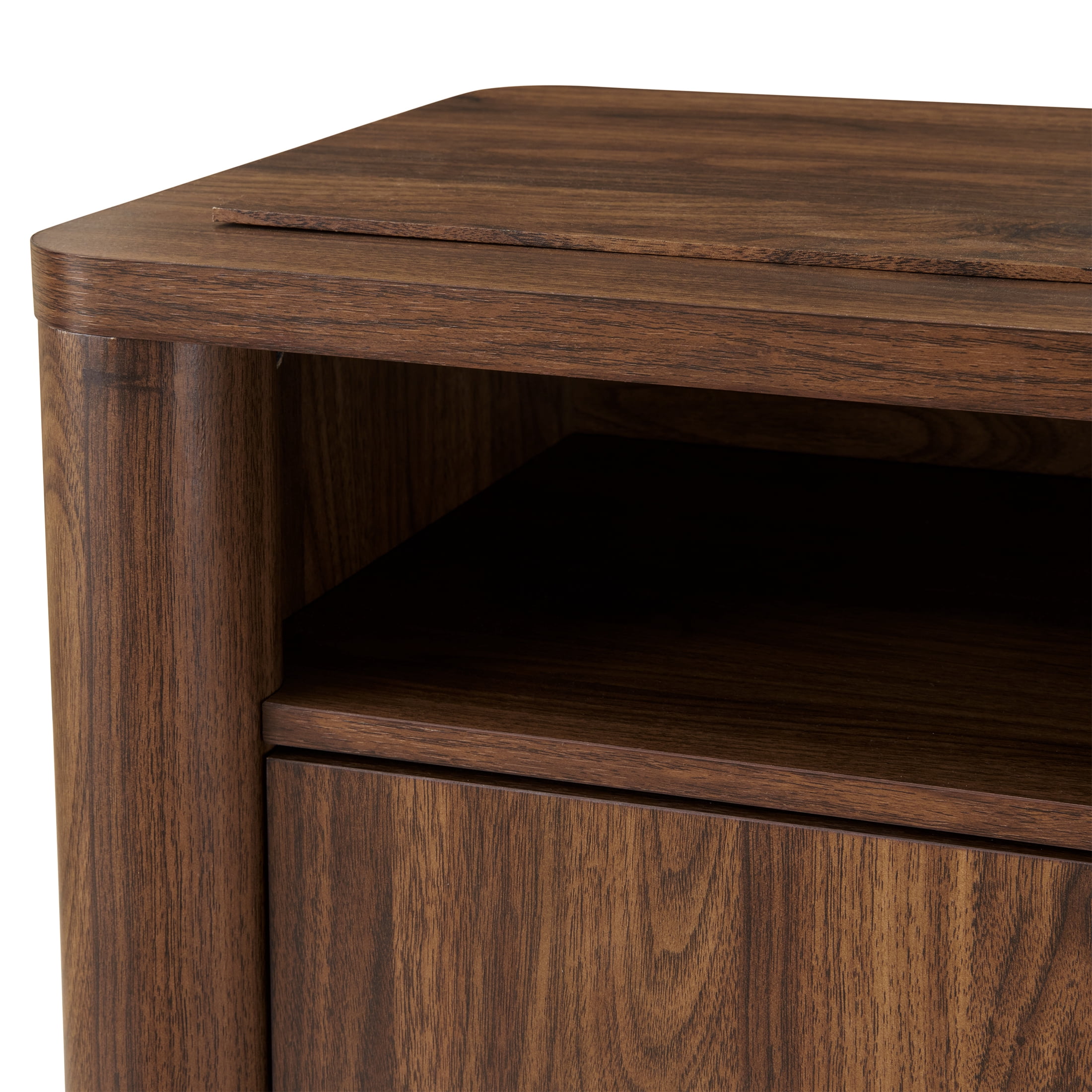 Better Homes & Gardens Adlin TV Stand for TVs up to 70", Walnut Finish