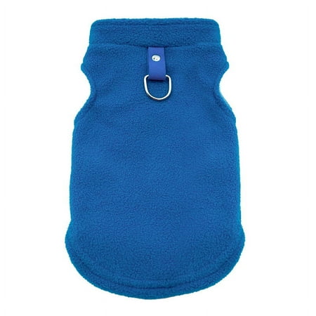 Namzi Dog Cat Vest Sweaters Dog Cats Jacket Soft Lightweight Breathable Puppy Clothes - Blue Size L 1 Piece