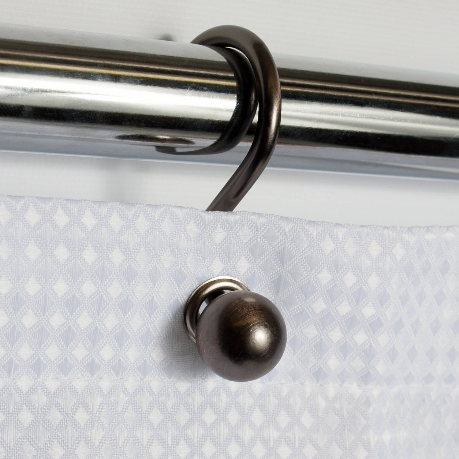 Rust Resistant Metal Ball Shower Hooks, Set of 12 - Walmart.com