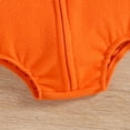 thumbnail image 6 of JLMSPLWG Girls Fall Outfits Mommy and Me Thanksgiving Outfits Sister Matching Outfits Newborn Boy Christmas Outfit Christmas Baby Girl Girls Two, Orange 3-6 Months, 6 of 9