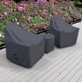 thumbnail image 2 of Covers & all Outdoor Adirondack Rocking Chair and Table Cover Set for Vineyard 3-Piece Patio Furniture, Water-Repellent UV-Resistant Polyester, 2 of 6