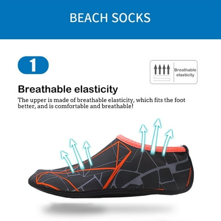 

WMYBD Socks Men s and Women s Water socks Barefoot Speed Dry Anti-skid Water Socks Yoga Gifts