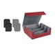 thumbnail image 4 of Caja de almacenamiento de tarjetas coleccionables, capacidad de 1800 tarjetas, caja de almacenamiento de tarjetas accesoria duradera Tarjetero gris rojo, 4 of 8