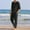 Black, variant on MRULIC suits for men Men Pieces Cotton Linen Set Henley Shirt Long Sleeve And Casual Beach Pants Summer Yoga Outfits Men Suits Black   L