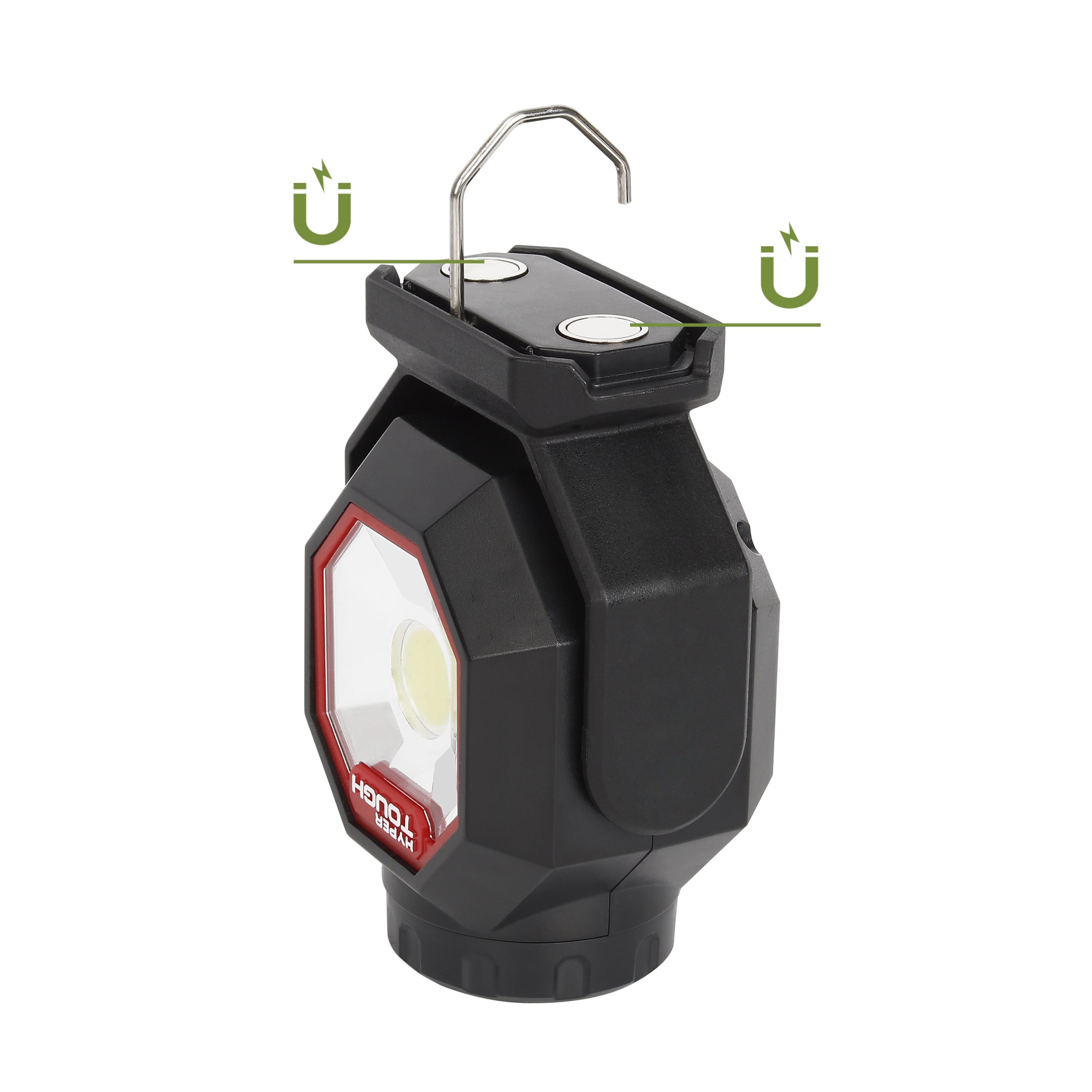 Hyper Tough 500 Lumen Rechargeable Compact Work Light, Integrated LED