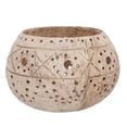 thumbnail image 1 of 1 candelabro de cáscara de coco., 1 of 3