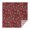 Red Christmas Snowflake, variant on Red Christmas Stocking and Snowflake Pattern Square Tablecloth,Waterproof Square Table Cover,Wipeable Spillproof Washable Table Cover for Home Kitchen Party Decor 42"X42"(107x107cm)