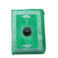 thumbnail image 1 of Prayer Rug Polyester Portable Braided Mats Simply Print with Compass In Pouch Travel Home New Style Mat Blanket 100x60cm, 1 of 7