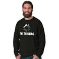 thumbnail image 5 of Thinking Loading Computer Nerd Geek Long Sleeve TShirt Men Women Brisco Brands L, 5 of 6