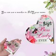 thumbnail image 6 of Heart Shaped Acrylic Butterfly Is The Best Gift Ornament A Commemorative Heart Shaped Transparent Color Printed Ornament For Loved Ones Friends And Neighbors., 6 of 8