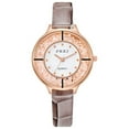 thumbnail image 1 of Reloj de cuarzo para mujer, relojes para mujer, moda para mujer, cristal dorado, cuero, analógico, reloj de pulsera de cuarzo, el reloj, 1 of 3