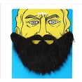 thumbnail image 2 of Fiesta de disfraces divertidos Hombre Hombre Barba de Halloween Fiesta de Pascua Cosplay Suministros faciales Juego de disfraces Bigote negro, 2 of 5