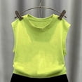 thumbnail image 2 of TEAJOPSUU Summer Tank Tops for Boys Girls Kids Solid Color Sleeveless Workout Shirt Soft Round Neck Roomy T Shirt Green, 2 of 3