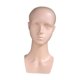 thumbnail image 2 of Cabeza de maniquí femenino, busto de cabeza de maniquí, sombrero profesional, exhibición de peluca, modelo de cabeza Piel, 2 of 9