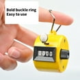thumbnail image 6 of 4 Digit Number Count Clickers Counters Handheld Counter Portable Counter Mechanical Counters Clickers, 6 of 8