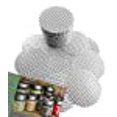 thumbnail image 2 of Pressure Sensitive Torque Activated Cap Seals Liners -89mm (3.50") - 200 PCS -Made in USA -for Wide Mouth Glass & Plastic Ball Mason Canning Jars - No Induction Sealer Needed - Black (200), 2 of 15