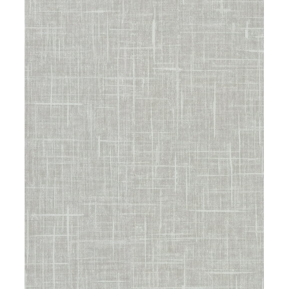 Warner Textures Texture Brown Linen Unpasted Fabric Backed Vinyl Wallpaper, 27-in by 27-ft, 60.8 sq. ft.