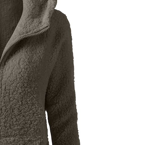 Womens Flannel Hooded Sweater Coat Shirts Full Zip Up Jackets Thick Fleece Winter Warm Jacket With Pockets Army Green XXXXL