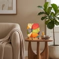 thumbnail image 4 of Eangee Mini Square Cocoa Leaf Lamp Multi, 4 of 5