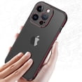 thumbnail image 6 of Mantto Aluminum Bumper Case For iPhone 14 Pro Max, Slim Glossy Luxury Premium Metal Aluminum Pprotective Bumper Frame with Camera Lens Protector for iPhone 14 Pro Max, Purple+Silver, 6 of 9