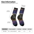 thumbnail image 2 of Haiem 2025 Happy New Year 4 Pattern Crew Socks – Soft & Durable Moisture-wicking Socks, Stay-Up Fit for Business, Work, and Casual Wear Size 5-11, 2 of 6