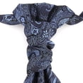 thumbnail image 2 of CSChome Cravate Imprimée pour Hommes - Double Couche Vintage Formelle Cravate en Satin Imprimé, 2 of 7
