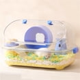 thumbnail image 4 of cage pour Hamster Transparente villa Ours Doré Boîte d'Alimentation Fournitures, 4 of 7