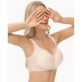 thumbnail image 3 of YANDW Wireless Everyday Bra No Underwire Comfort Full Coverage Bras for Women, Beige 2XL, 3 of 7