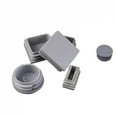 thumbnail image 5 of 16Pcs Grey Plastic Blanking End Caps Square Steel Tube Pipe Inserts Plug Anti Skid Furniture Leg Caps Floor Protection Anti-slip, 5 of 10