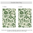 thumbnail image 4 of Yayeee Garden Flag 28" x 40" Double Sided Outdoor Yard Lawn Holiday Decorations, Green Floral, 4 of 6