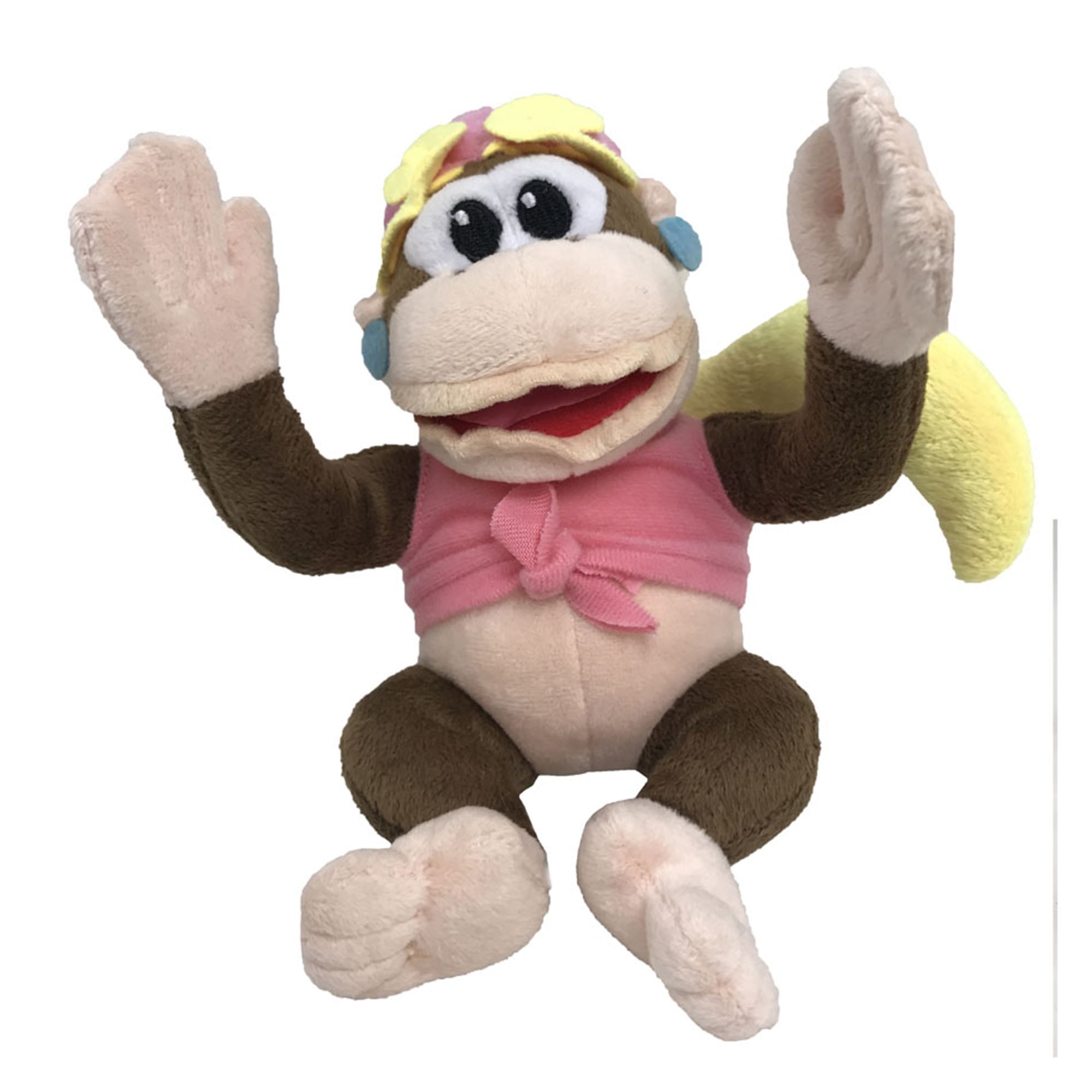 Zenita Super Mario Toys Diddy Kong Plush Toy Cartoon Stuffed Doll for Gift,  Small 