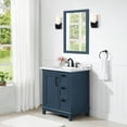 thumbnail image 4 of Ove Decors Pembroke 30 in W x 22 in D Greyish Blue Single Sink Bathroom Vanity with Engineered Marble Countertop, 4 of 15