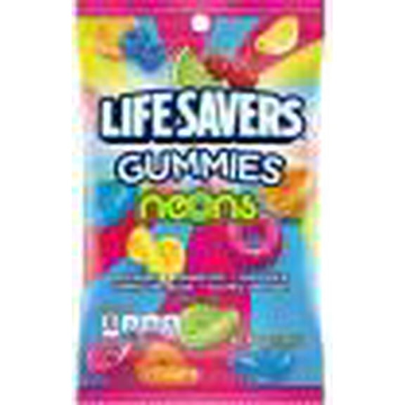 LIFESAVERS GUMMIES NEONS 7 Oz. Pack Of 12