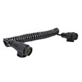 thumbnail image 2 of Adaptador De Remolque De 13 Pines - Adaptador De CC De 12 V Para El Enchufe De La Barra De Remolque De La De Remolque De Automóvil - (Negro) Soledad Adaptador de remolque de alambre de primavera, 2 of 6