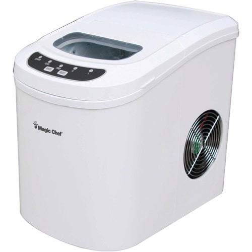 Magic Chef Portable Countertop 27Pound Ice Maker, White