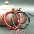 thumbnail image 6 of Grofry Handmade Braid String Bracelets Adjustable Red/Black Woven Rope Bracelet Good Luck Amulet Accessory for Women, 6 of 7