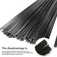 thumbnail image 5 of Ghojet 40pcs 200mm Welding Rods Plastic Welding Strips Polypropylene Soldering Sticks Black Welding Solde Set for Welder Welding Electrodes Auto Car Bumper Kayak Repair Welding Tools, 5 of 7