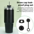 thumbnail image 2 of Sylvtty Silicone Straw Cap Leak-proof Stopper Set for Stanley Tumblers 3-Piece Tumbler Accessories Reusable Dishwasher Safe Spill Proof Stopper for Travel Daily Use, 2 of 7