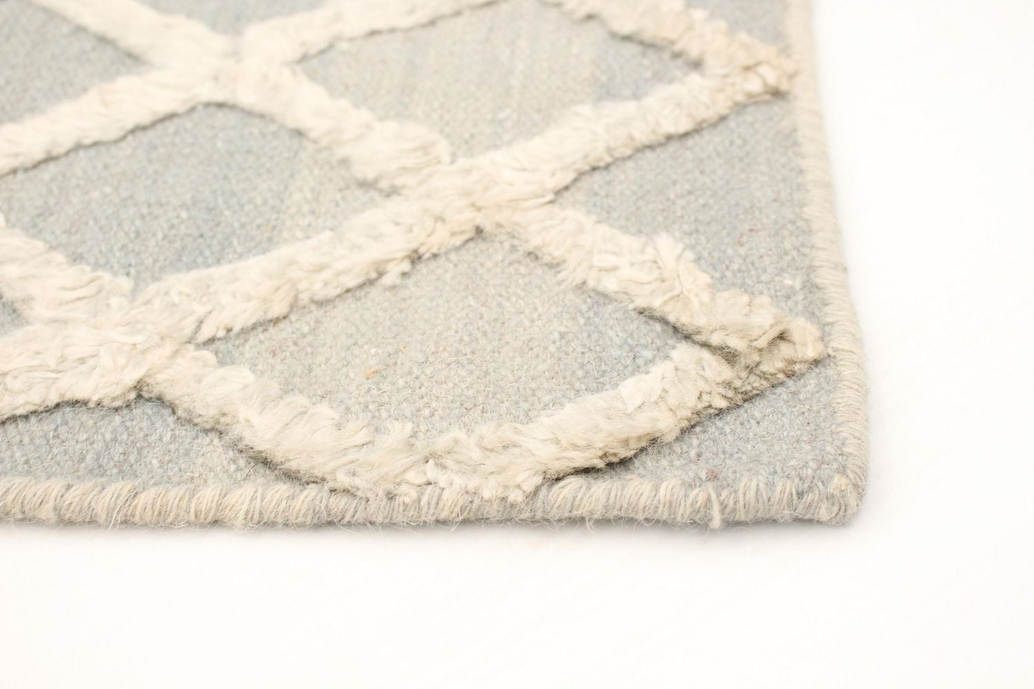 ECARPETGALLERY 5'0" x 8'0" Carved Cambridge Hand Made Area Rug for Living Room, Dining Room and Bedroom in Grey