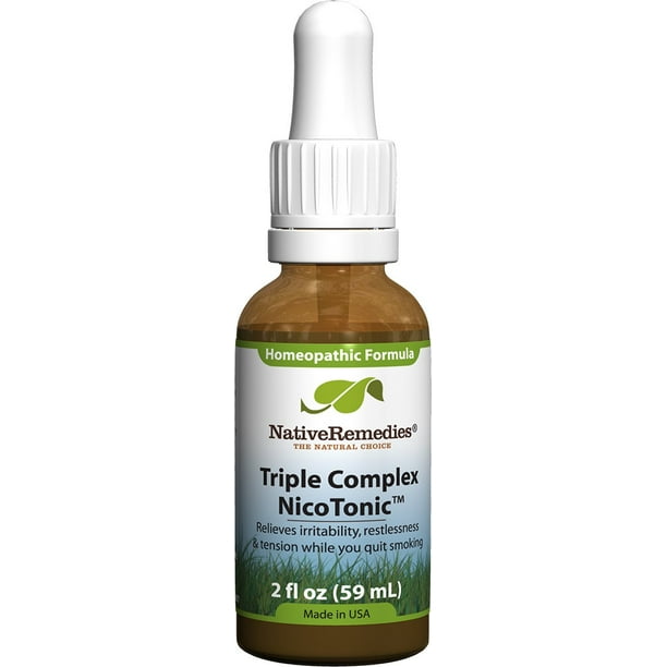 NativeRemedies Triple Complex NicoTonic Nicotine Withdrawal Homeopathic